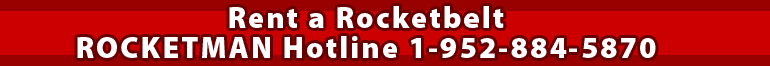 Rocketbelt for Rent